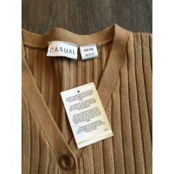 Musthave camel kleur vest nieuw