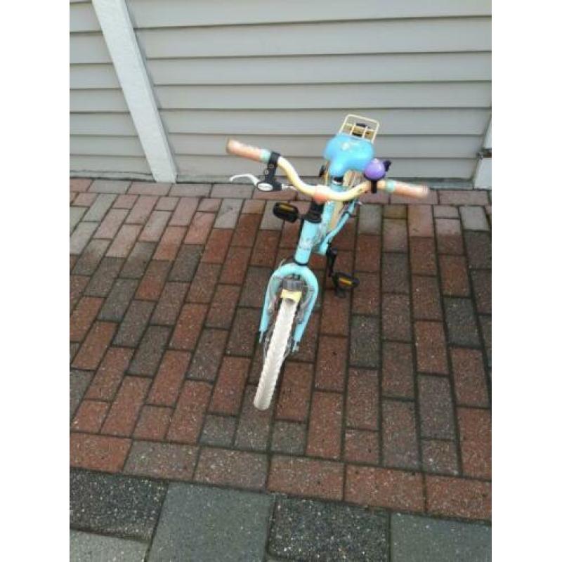 Gazelle meisjesfiets 16 inch blauw