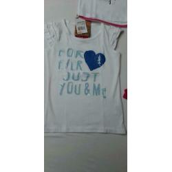 3 hele leuke t shirtjes, maat 98