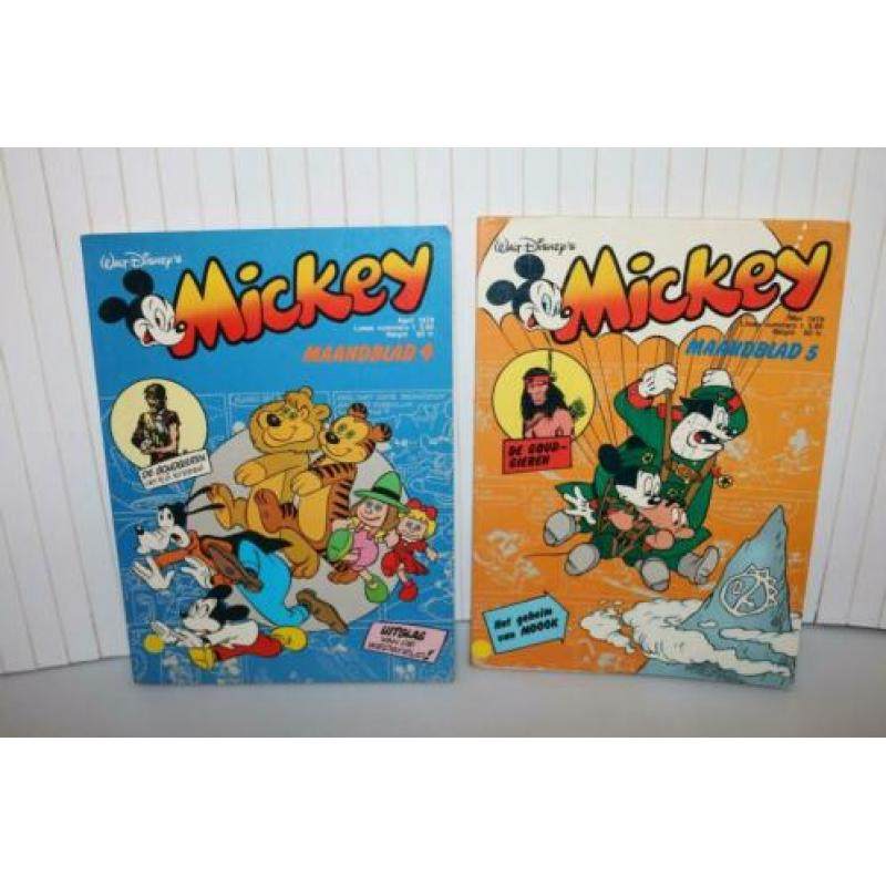 Mickey Maandblad jaren 70 en 80 vintage
