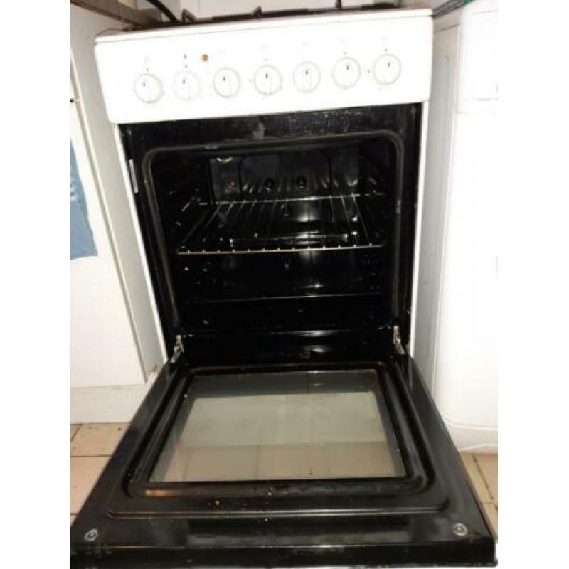 Gasfornuis met elektrische oven