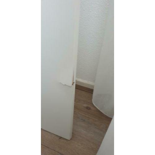 Opdek deur rechts draaiend. Zit geen deurklink in