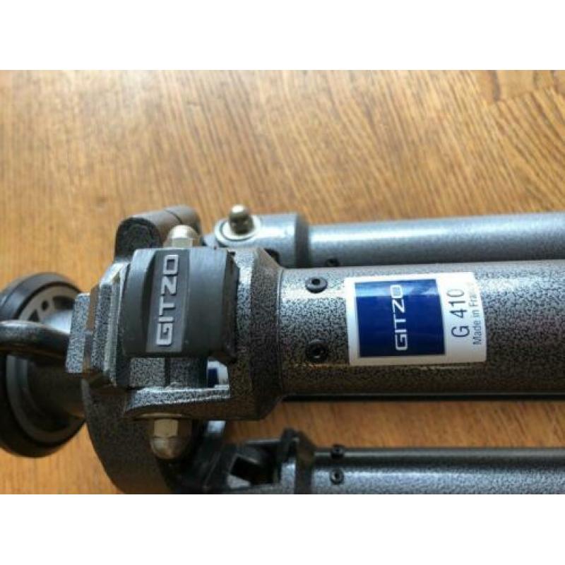 Gitzo Studex G410 statief plus Gitzo G1380 video fluid head