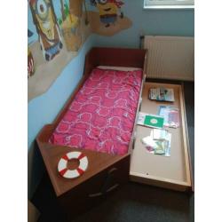 UNIEK kinderbed, boot, piratenboot
