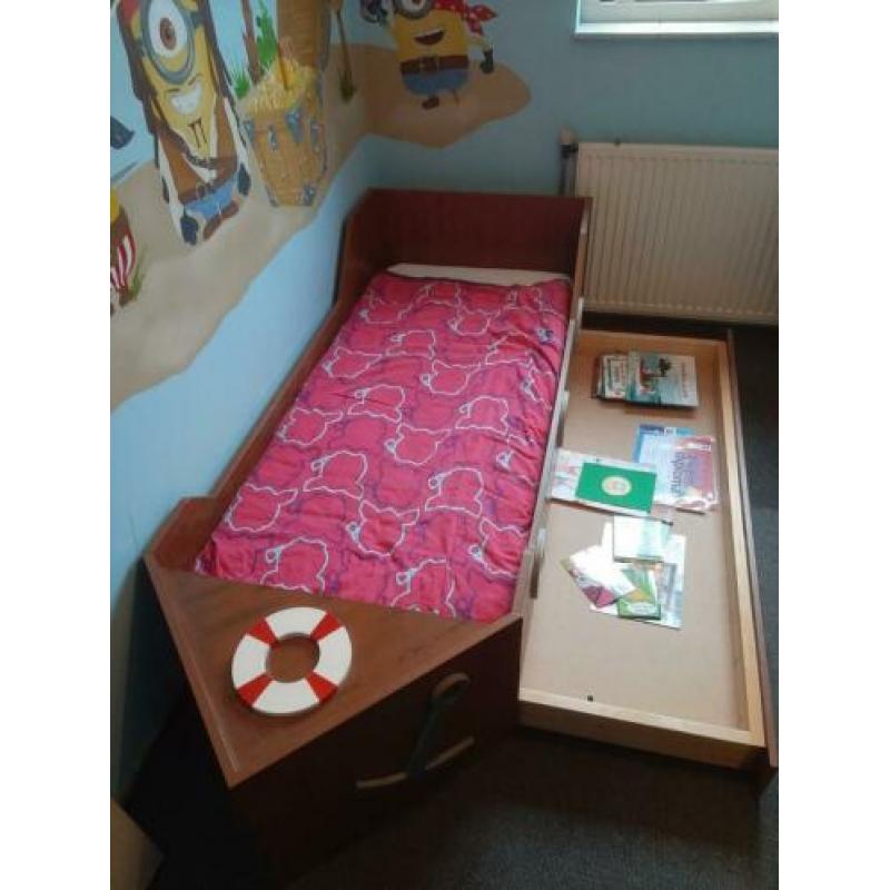 UNIEK kinderbed, boot, piratenboot