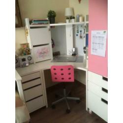 Mooie roze Ikea kinder bureaustoel