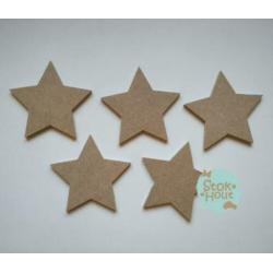 Knutselsetje met 10 MDF figuren: kinderfeestje | Stokhout 60