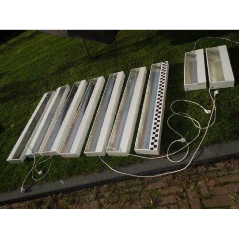 9 x Systeemplafond lichtbak voor indirect licht