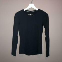 H&M zwart lange mouw sport shirt maat XS
