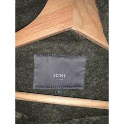donkergroene ichi winterjas maat xl