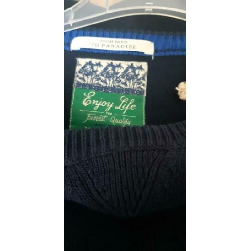 Scotch&soda trui xl nieuw blauw