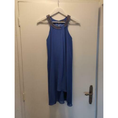 Prachtige, blauwe jurk van Superstar (maat 36)