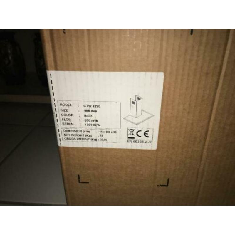 Afzuigkap 900mm (nieuw)