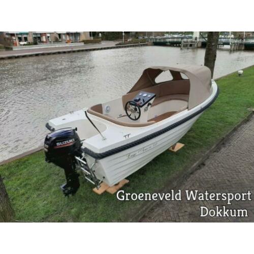 Nieuwe, Lago Amore 540 met 30 pk Suzuki 4 takt EFI. Bomvol!