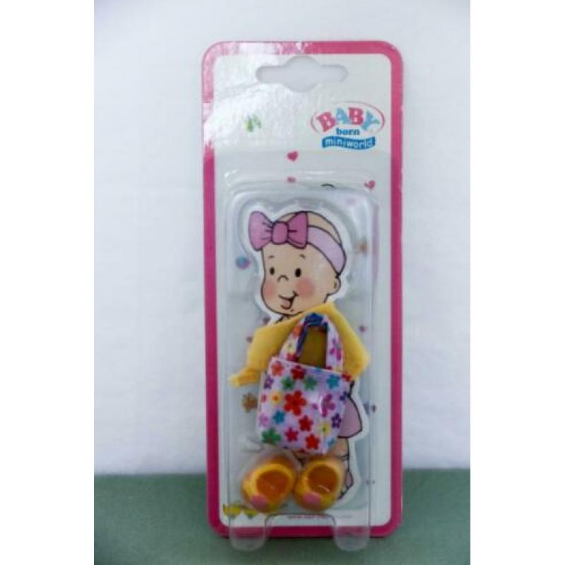 Mini baby born world serie met schoentjes en tasjes nieuw!