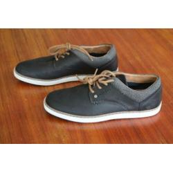 leren blauwe herensneakers KIM KAY LONDON, NIEUW!! Mt 41