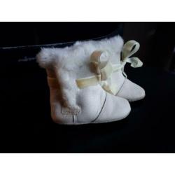 Slofjes Babyslofjes Ducky Beau van leer DMB