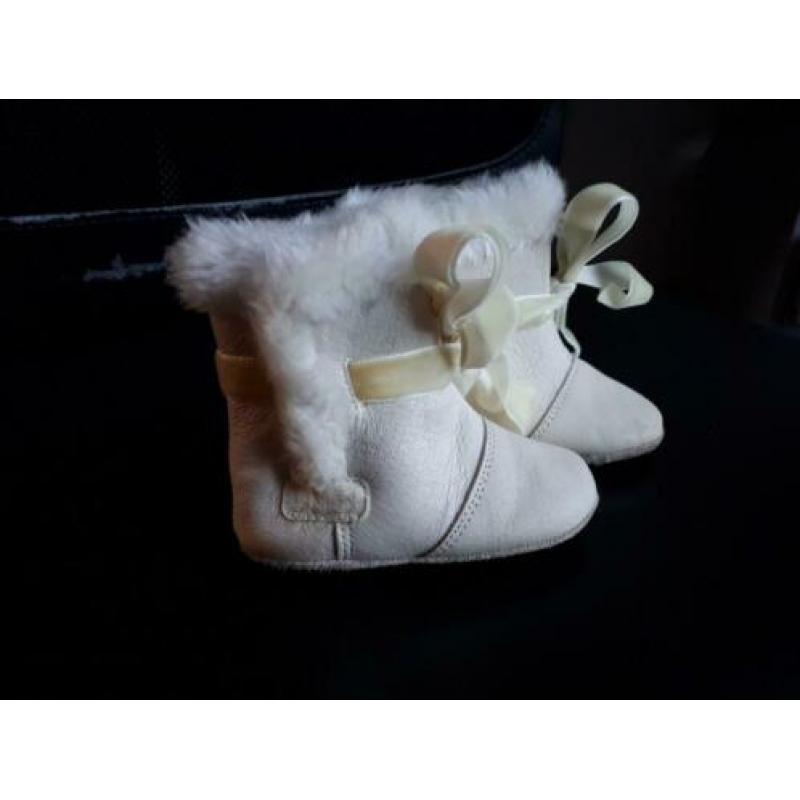 Slofjes Babyslofjes Ducky Beau van leer DMB