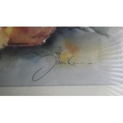 Jan Kooista aquarel 110x80 cm.