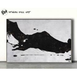 Large abstract painting canvas art