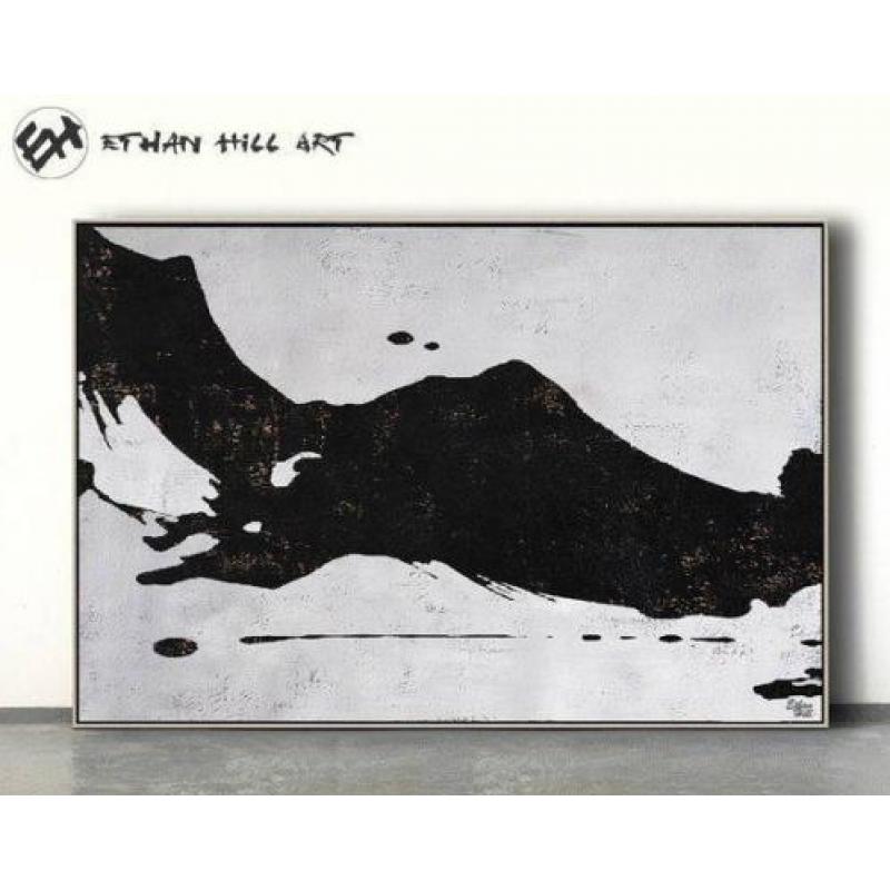 Large abstract painting canvas art