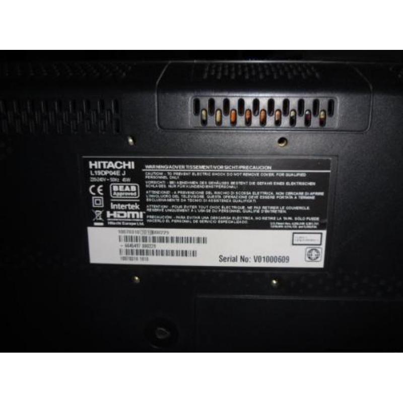 2 x leuke 19 inch tv-hitachi en tcl