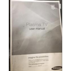 Samsung 55 inch plasma tv