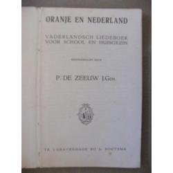 Oranje en Nederland - Vaderlandsch liedboek 1923