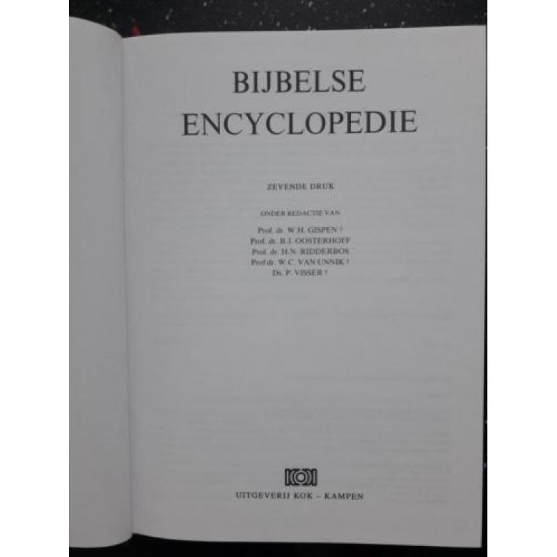 Bijbelse Encyclopedie (ISBN9024209064)