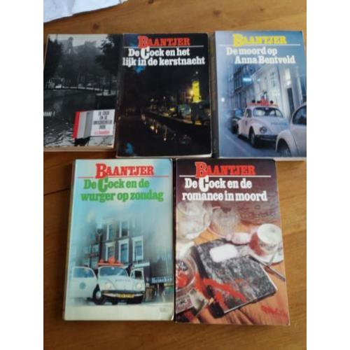 30 boeken van Baantjer, de Cock met c.o.c.k.