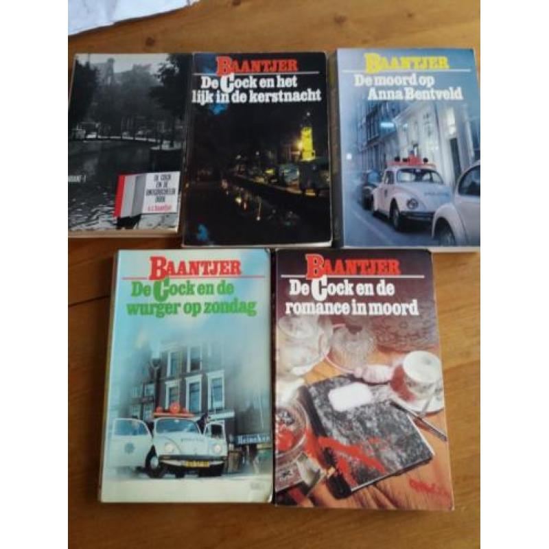 30 boeken van Baantjer, de Cock met c.o.c.k.