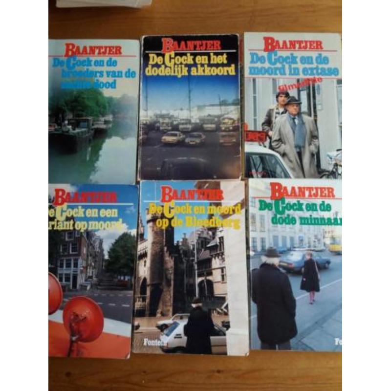 30 boeken van Baantjer, de Cock met c.o.c.k.