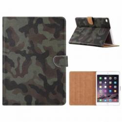 Ntech iPad 2 / 3 / 4 Donker Camouflage Design Booktype Kuns
