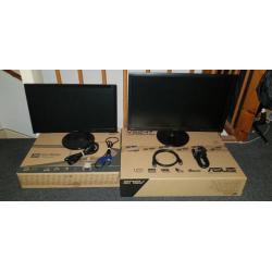 2 Monitoren te koop. 24" Asus en 19.5" Acer.