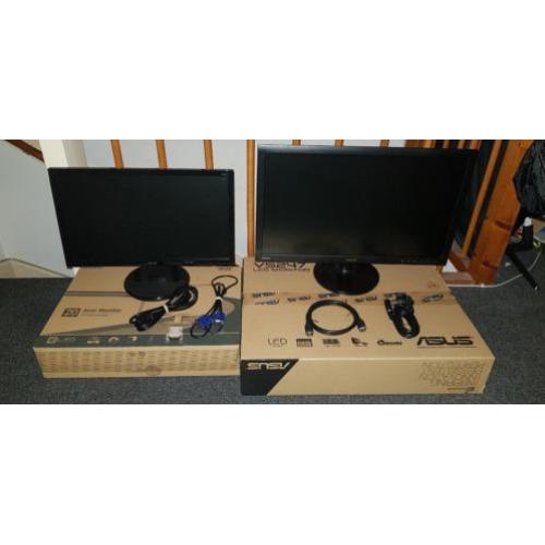 2 Monitoren te koop. 24" Asus en 19.5" Acer.
