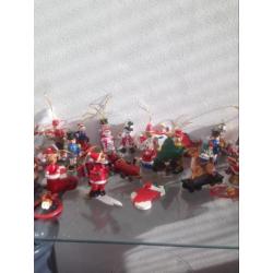 Houten kerstboom versieringen