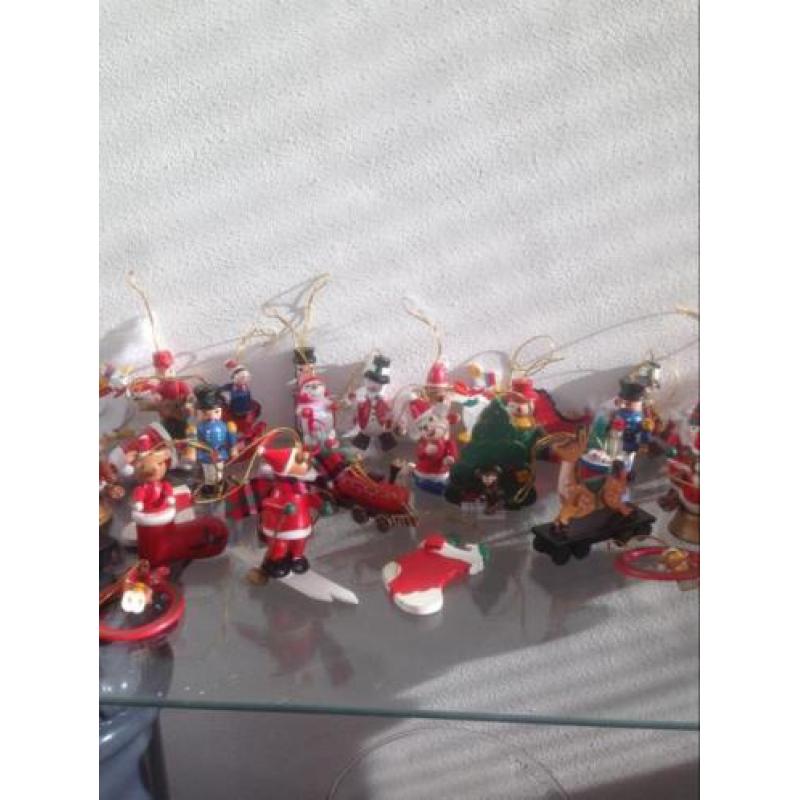 Houten kerstboom versieringen