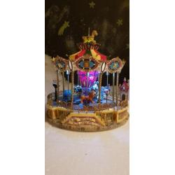 Lemax belmont carousel/ draaimolen leuk voor kerstdorp