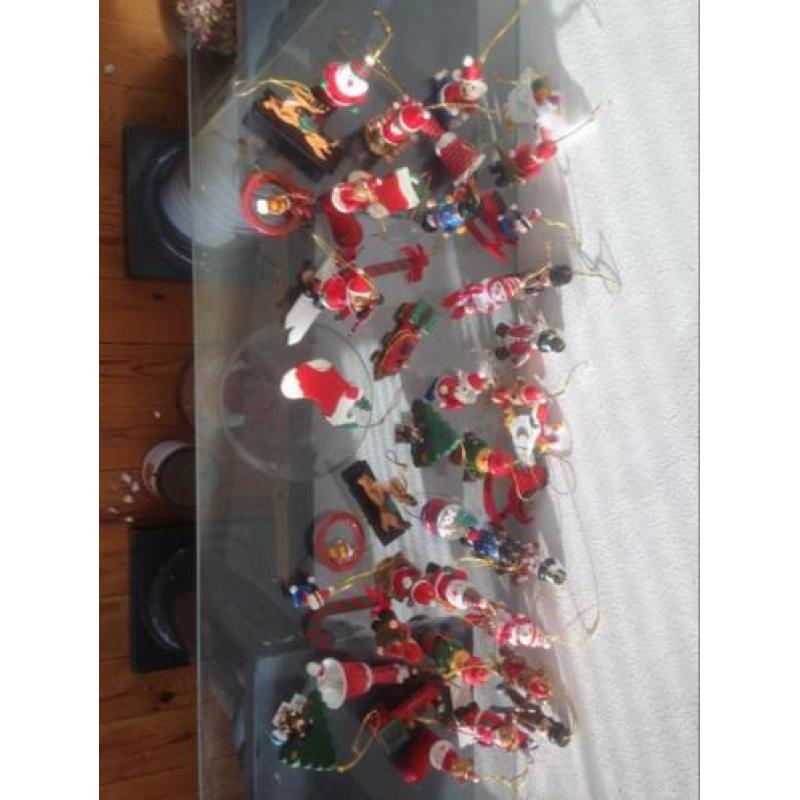 Houten kerstboom versieringen
