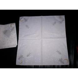 4 Kerst Servetten Nieuw + Gratis 24 Xmas Labels.