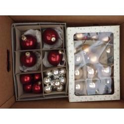 Hele partij glazen kerstballen -decoratie