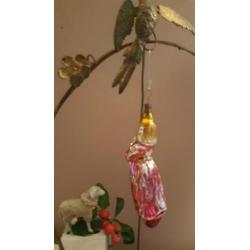 Antieke kerstbal kerstengel, engel met trompet 1920