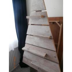 steigerhouten kerstboom groot