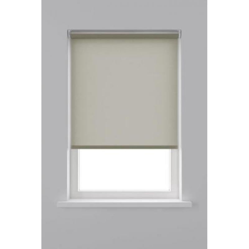 Decosol Rolgordijn lichtdoorlatend Linnenlook lichtgrijs
