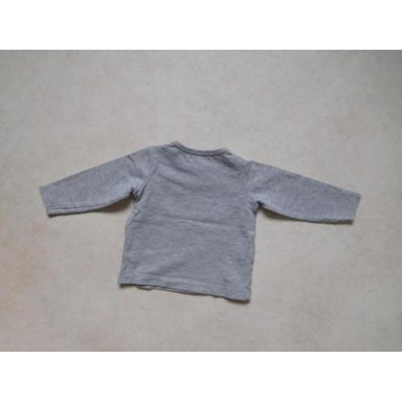 (N96) Effen grijze longsleeve