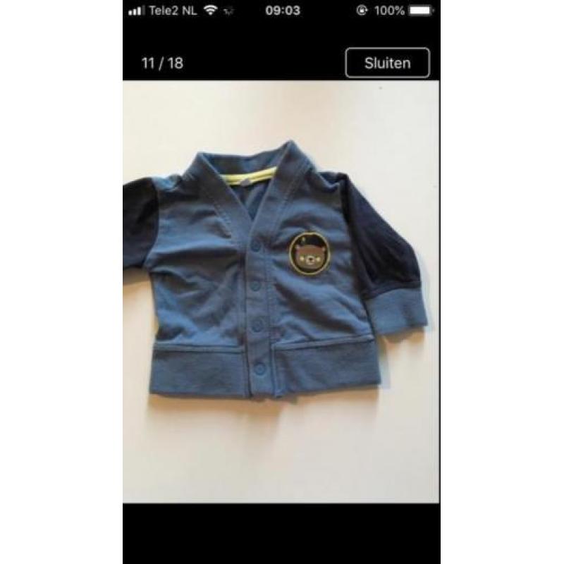 Newborn jongen maat 50/56 pakket