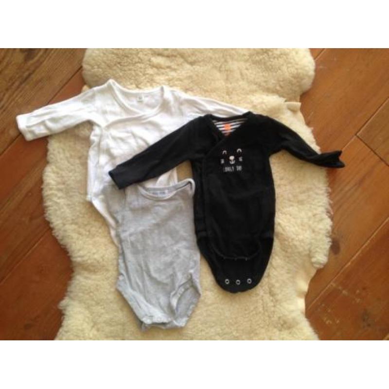 Pakket babykleding maat 50/56 unisex (veel Hema)