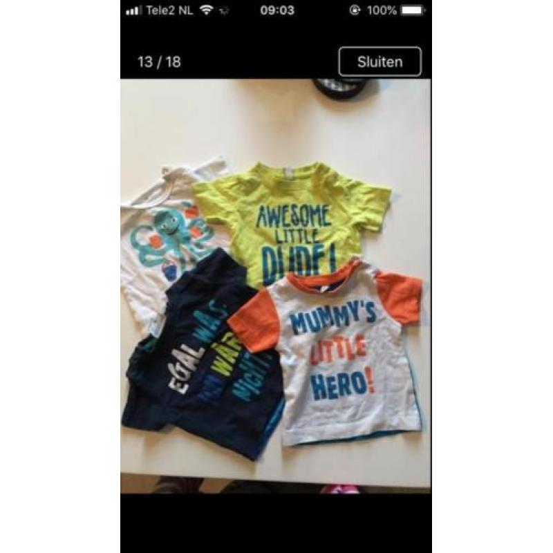Newborn jongen maat 50/56 pakket
