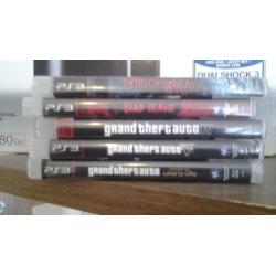 nieuw ps3 met 5 games er bij doos boekjes hdmi kabel