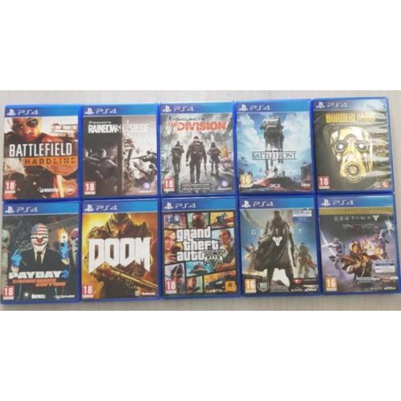 PlayStation 4 Met 3 Controllers + 24 Top Games